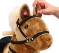 ADAM TOYS BRĄZOWY KONIK NA KÓŁKACH