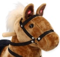 ADAM TOYS BRĄZOWY KONIK NA KÓŁKACH
