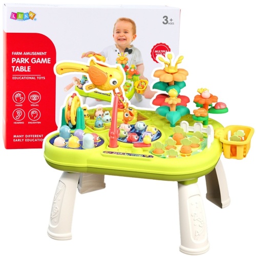 STOLICZEK EDUKACYJNY INTERAKTYWNY OGRÓD GRA ŁOWIENIE RYBEK