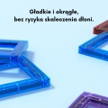 WOOPIE Klocki Magnetyczne Konstrukcyjne 3D Zestaw Edukacyjny Nauka Liczenia 70 el.