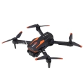 Dron Zdalnie Sterowany LU800 Kamera Światła LED Pomarańczowy