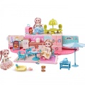 WOOPIE Kamper 2w1 Domek XXL Zestaw dla Lalek