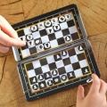 WOOPIE IQ Gra Szachy Warcaby Magnetyczne 2w1 Podróżna Kieszonkowa 5 sztuk