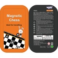 WOOPIE IQ Gra Szachy Warcaby Magnetyczne 2w1 Podróżna Kieszonkowa 5 sztuk