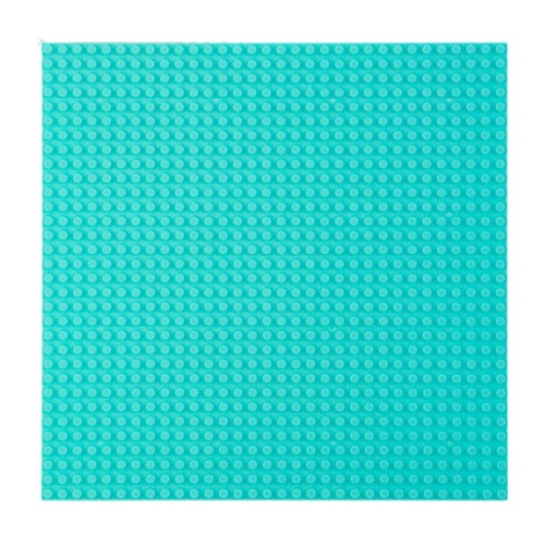Płyta Plansza Konstrukcyjna Do Klocków Budowania Jasnoniebieski 40x40cm