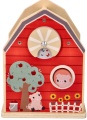ADAM TOYS DREWNIANY SORTER KSZTAŁTÓW Z KLOCKAMI FARMA N2045