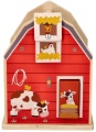 ADAM TOYS DREWNIANY SORTER KSZTAŁTÓW Z KLOCKAMI FARMA N2045