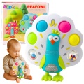 Zabawka Sensoryczna Pop-It Paw Obrotowe Kulki Dźwięk Kolorowy