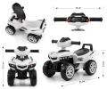 MILLY MALLY JEŹDZIK QUAD MONSTER WHITE