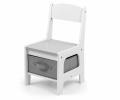 MILLY MALLY ZESTAW MEBLI DLA DZIECI STOLIK + 2 KRZESEŁKA SVEN PLUS WHITE