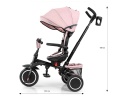 MILLY MALLY ROWEREK TRÓJKOŁOWY STANLEY 6w1 NEW PINK
