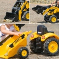 FALK Traktor na Pedały Koparka Komatsu z Przyczepą i Łyżką 2-5 Lat