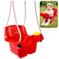 Huśtawka Kubełkowa Czerwona Dla Dzieci 5237