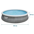 Basen ogrodowy rozporowy 457 x 107 cm  Bestway 57372