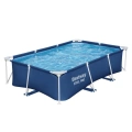 Basen Ogrodowy Stelażowy Prostokątny Niebieski 259x170x61 cm Bestway 56403
