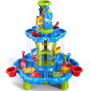 WOOPIE Stolik Wodny 2w1 Piaskownica Fontanna XXL Aquapark z Delfinem (1)