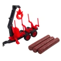 Traktor Rolniczy Z Przyczepą HDS Do Transportu Drewna Bale
