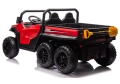 Pojazd Na Akumulator 6 Kół XB-1038A 4x4 24V Czerwony