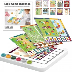 WOOPIE Zestaw 60 Gier Logicznych 3+ 52456