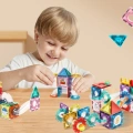WOOPIE Klocki Magnetyczne Konstrukcyjne 3D Zestaw Edukacyjny Tor Kulkowy 126el.el.