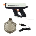 Elektryczny Pistolet Na Wodę Automatyczny 10m Czarno Biały 800ml