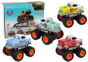 Auto 4x4 klasyczny model na dużych kołach – 4 kolory