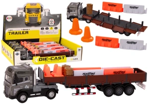 Ciężarówka z naczepą 1:24 ze światłami, dźwiękami i akcesoriami