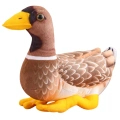 Pluszowa Maskotka Przytulanka Kaczka Brązowo Żółta 28cm