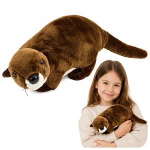 Pluszowa maskotka przytulanka Wydra brązowa 37 cm
