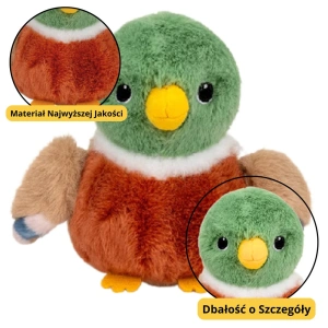 Pluszowa maskotka kaczka 12 cm Lean Toys