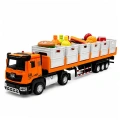Ciężarówka Transportowa Na Baterie Produkty Spożywcze Pomarańczowa 1:40