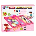 Interaktywna Mata Muzyczna Taneczna Edukacyjna Perkusja Pianinko 2w1