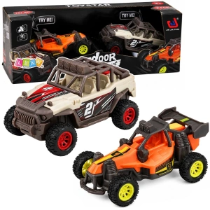 Zestaw 2 samochodów terenowych buggy Cross-Country ze światłami i dźwiękami