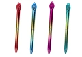 Długopis Z Ananasem W Połysku Złoto Kolorowy Niebieski Wkład 0.7mm Mix