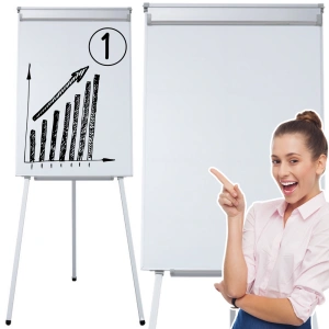 Tablica magnetyczzna flipchart na trójnogu LEAN 70 x 100 cm