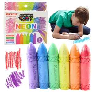 Kreda neonowa tablicowa i chodnikowa LEAN – 6 kolorów