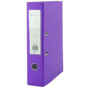 Segregator na dokumenty A4 80 mm z mechanizmem dźwigniowym – purpurowy
