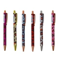 Długopis Metalowy Automatyczny Panterka Niebieski Tusz 1.0mm