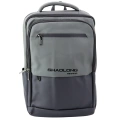 Plecak Miejski Biznesowy USB Kieszeń Na Laptopa Czarno Szary 16L 41cm
