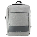 Plecak Miejski Biznesowy USB Przegroda Środkowa Szary 14L 40cm