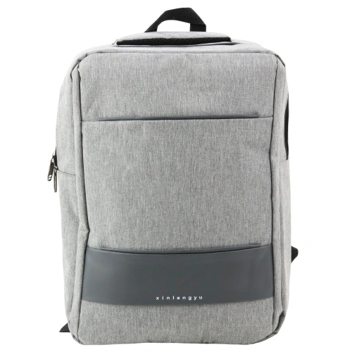 Plecak Miejski Biznesowy USB Przegroda Środkowa Szary 14L 40cm