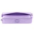 Piórnik Szkolny Organizer Jednokomorowy Fioletowy 21,5cm