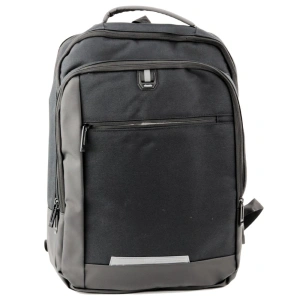Plecak biznesowy z portem USB i kieszenią na laptopa czarny 16 l