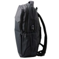 Plecak Miejski Biznesowy USB Kieszeń na Laptopa Czarny 16L 45cm