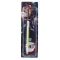 Długopis Miecz Katana Anime Metalowy Czarny Tusz Wymienny Wkład Biało-Żółty