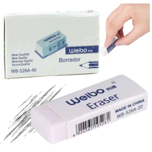 Gumka do mazania Weibo WB-526A-40 biała 3,5 cm