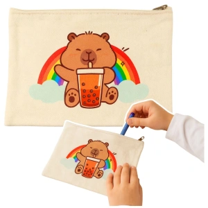 Kosmetyczka Kapibara na suwak