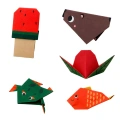 Kolorowy Zeszyt z Origami Dla Dzieci Zwierzęta Poziomy Trudności 30 Arkuszy