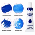 Zestaw Do Malowania Farby Akrylowe Artystyczne 24 Kolory 12 ml