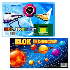 Blok techniczny biały A3 10 kartek 160g PROTOS